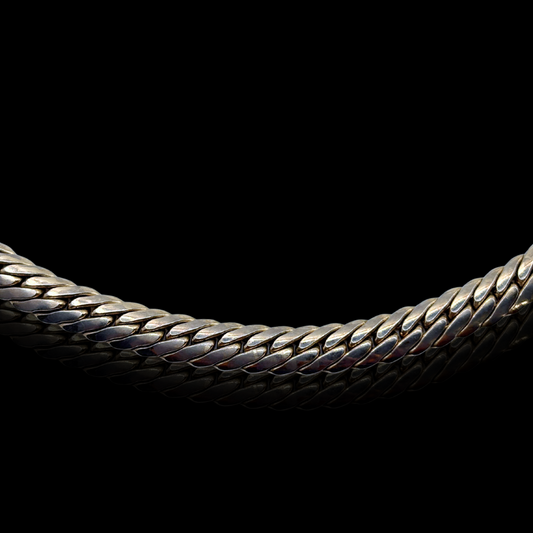 Silvertone Curb Choker