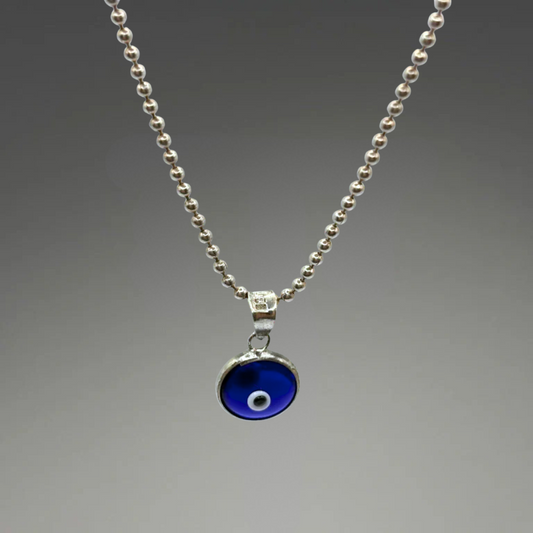 Sterling Evil Eye Necklace