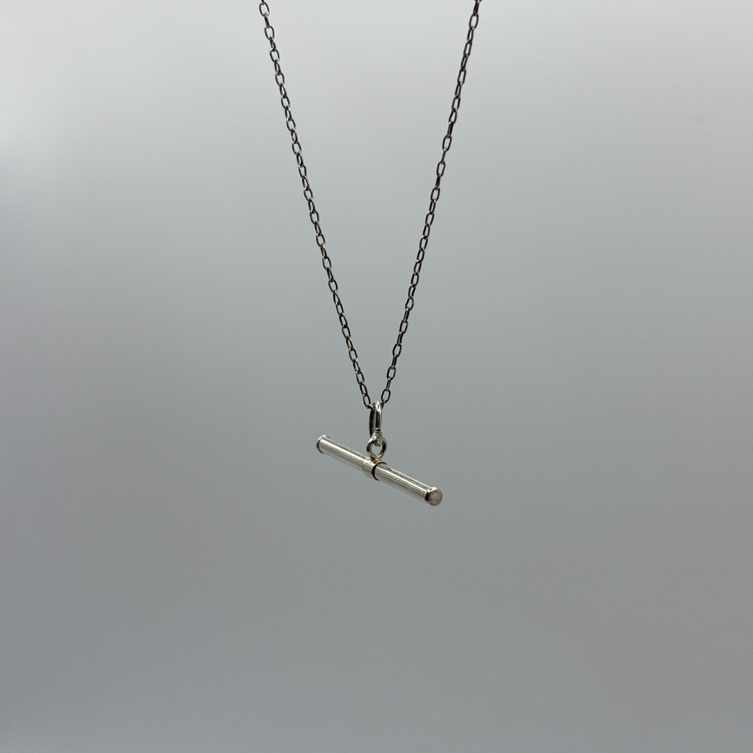 Réforme Sterling T-Bar Pendant Necklace