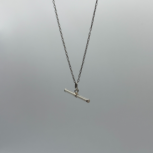 Réforme Sterling T-Bar Pendant Necklace