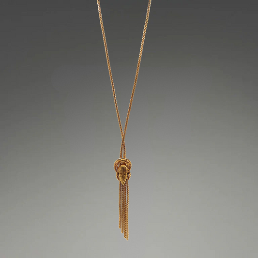 1960s Mesh Statement Necklace