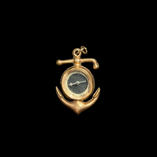 Victorian 10KT Rolled Gold Compass Watch Fob