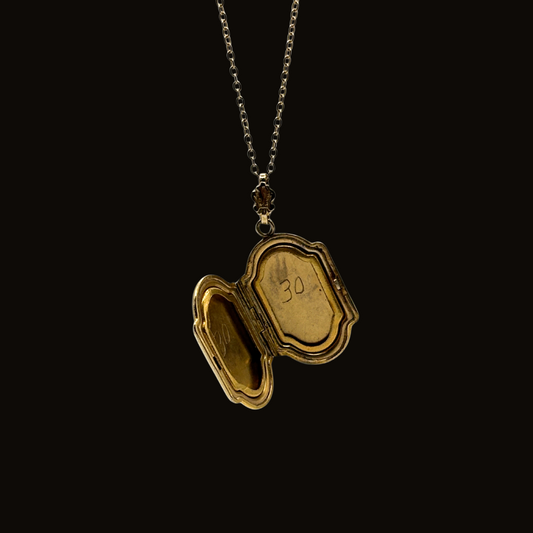 Gold Filled Locket Pendant & Necklace