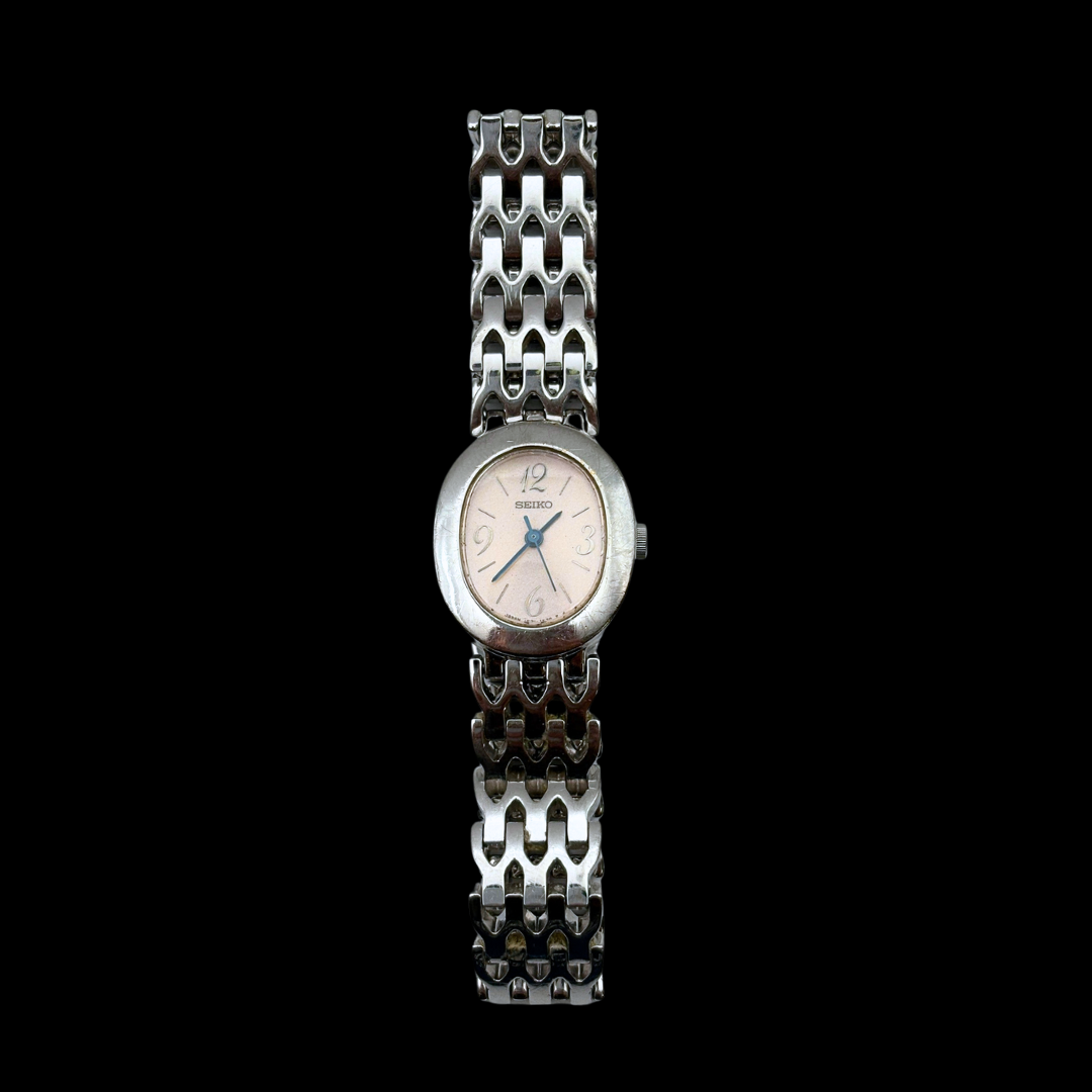 Seiko Exceline Iridescent Pink Dial Analog Watch