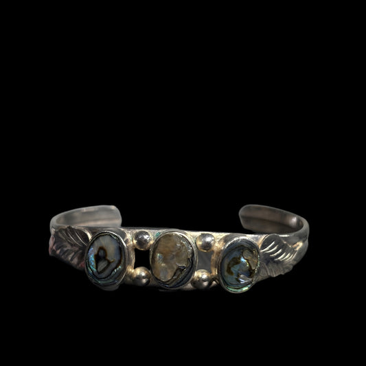 925 Abalone Taxco Navajo Bracelet
