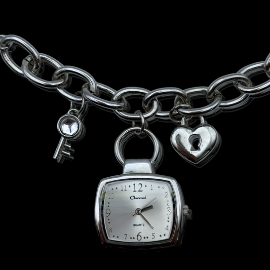 Vintage "Charmed" Charm Watch Bracelet