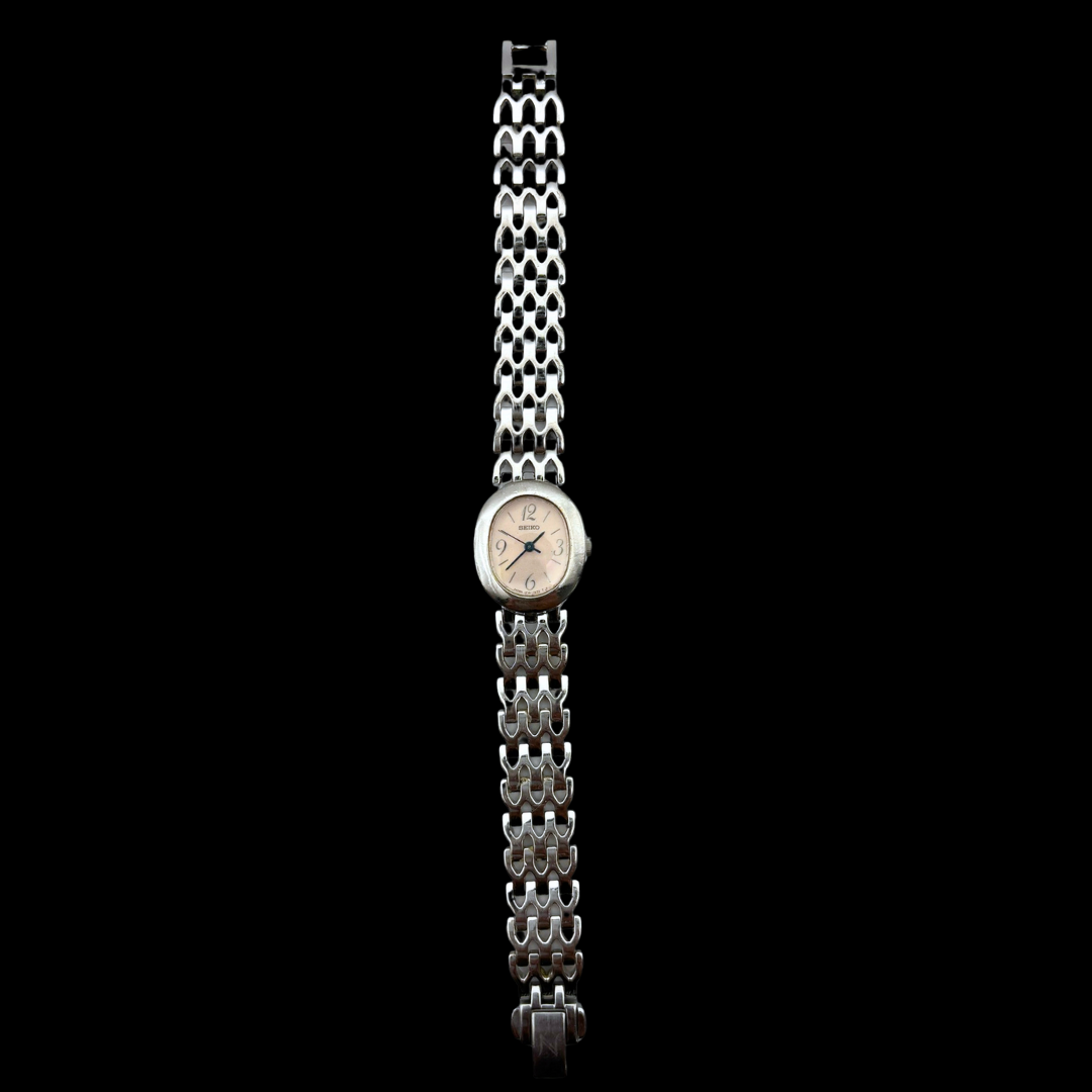 Seiko Exceline Iridescent Pink Dial Analog Watch