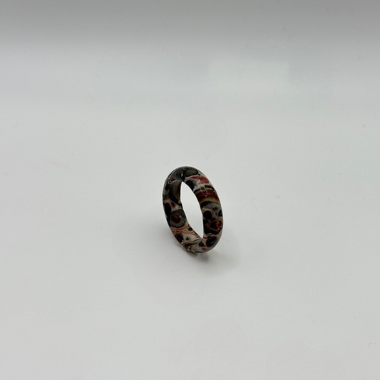 Leopard Skin Jasper Ring