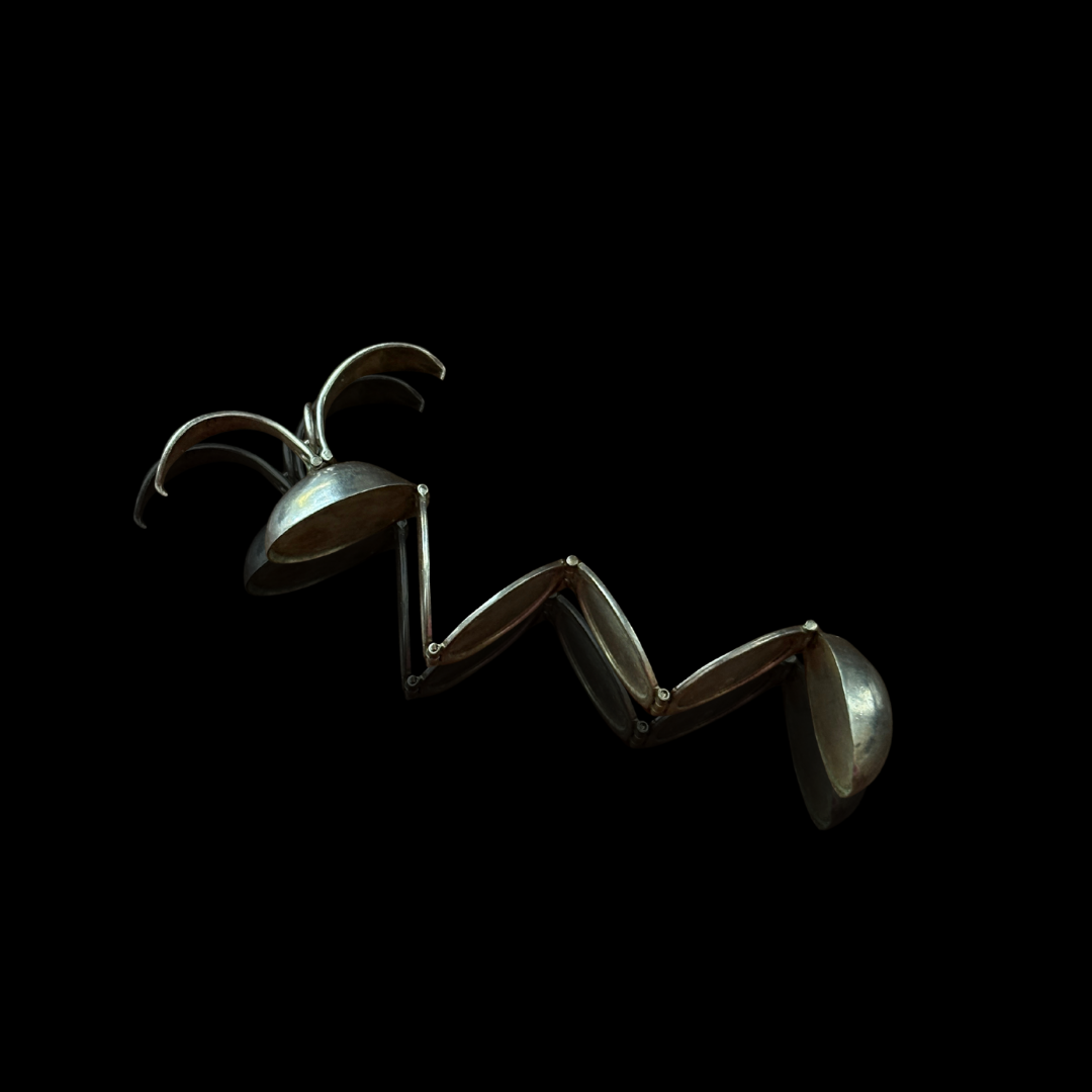 Vintage Sterling Accordion Locket