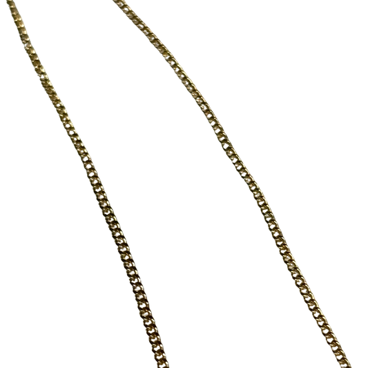 Gold over 925 White CZ Dainty Necklace