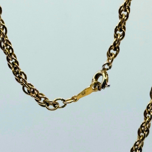 Gold Filled Tri-twist Chain