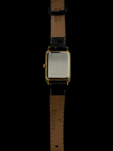 Gold Bulova Tank Watch