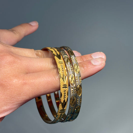 Gold Plated Stacking Bracelets