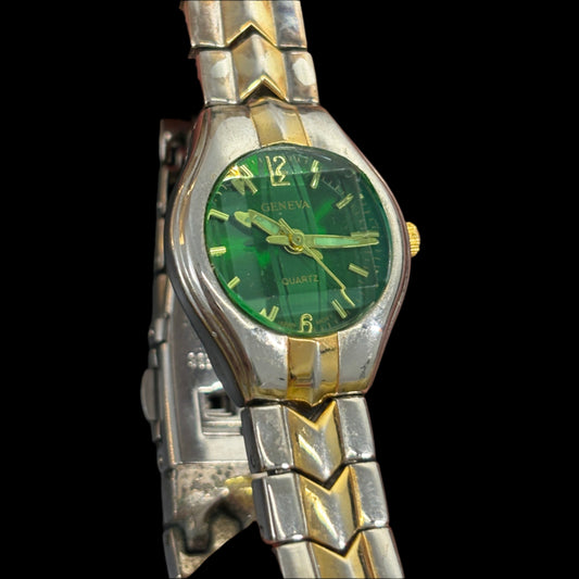 Geneva Two-toned Green Dial