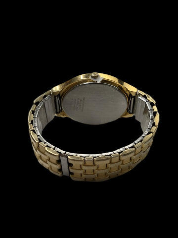 Seiko Black Dial Day Date Watch