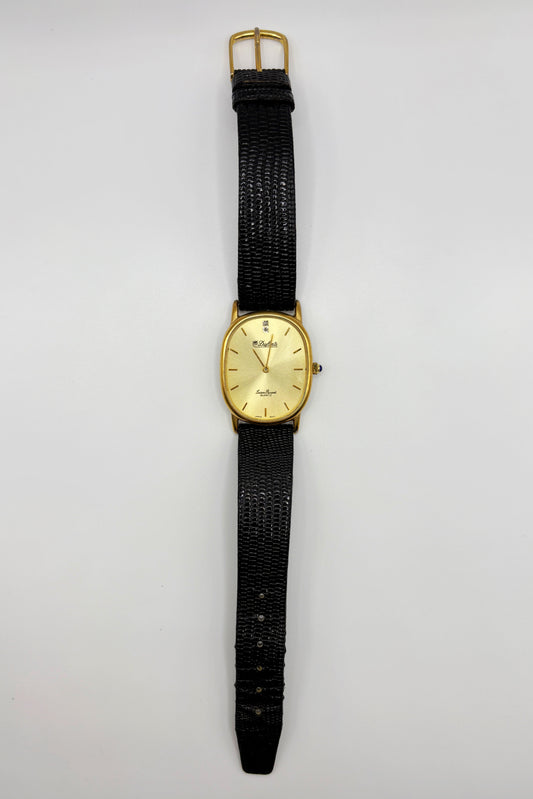 Lucien Piccard Analog Diamond Watch