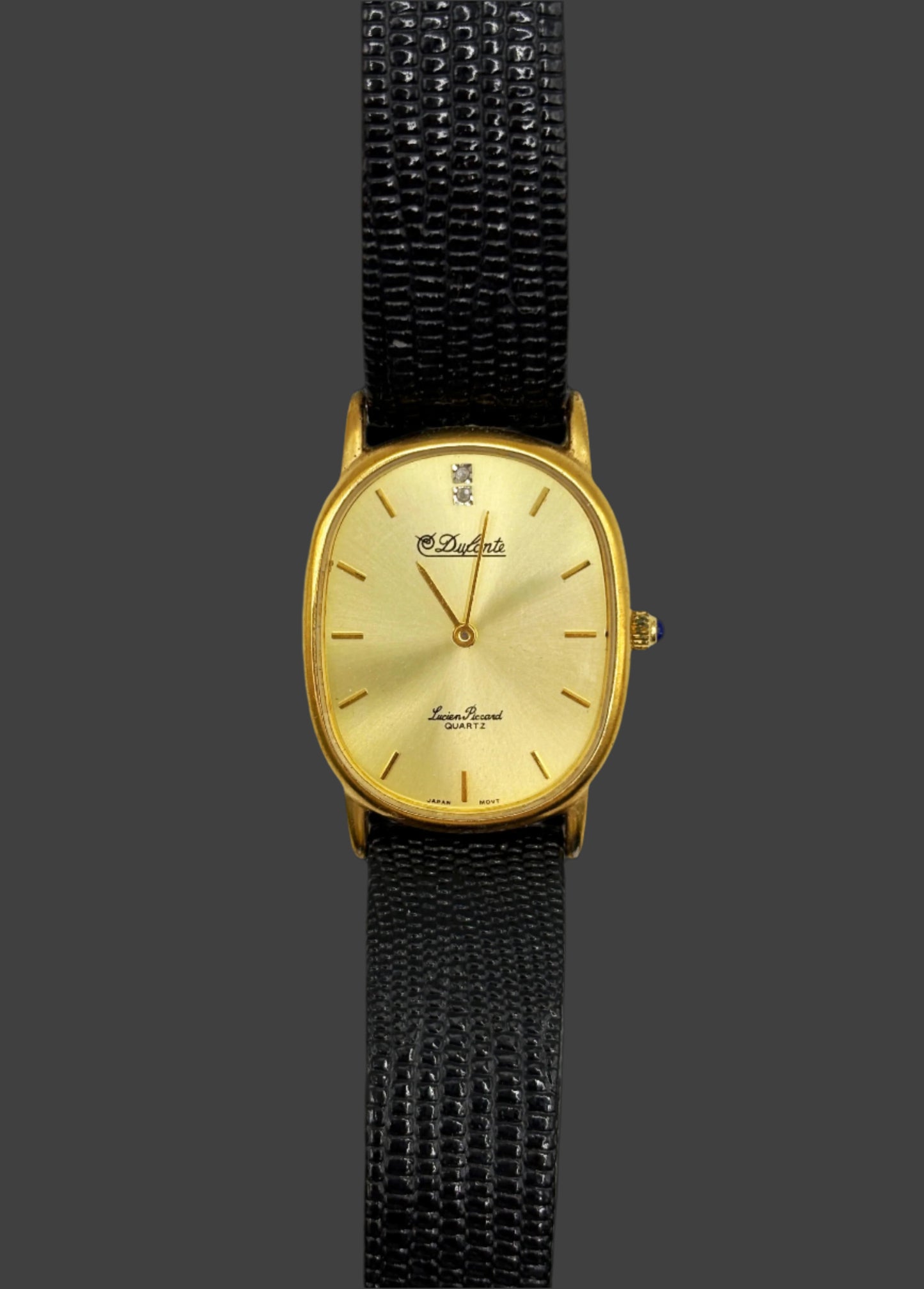 Lucien Piccard Analog Diamond Watch