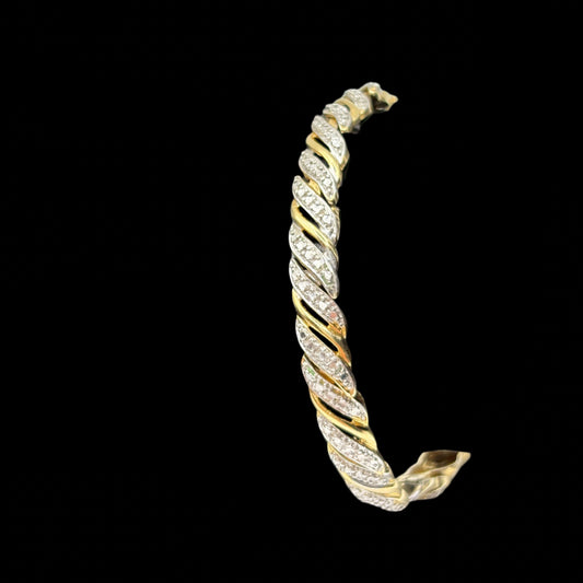 Two-toned Diamond Bracelet