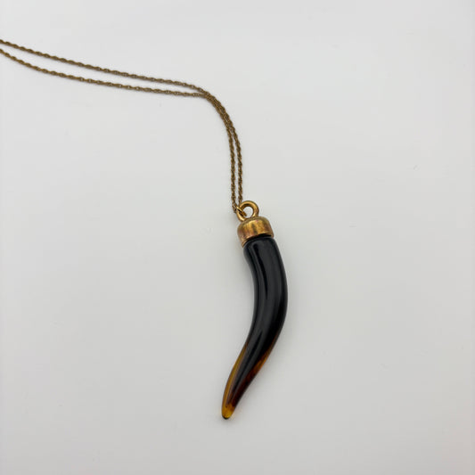 Italian Horn Pendant
