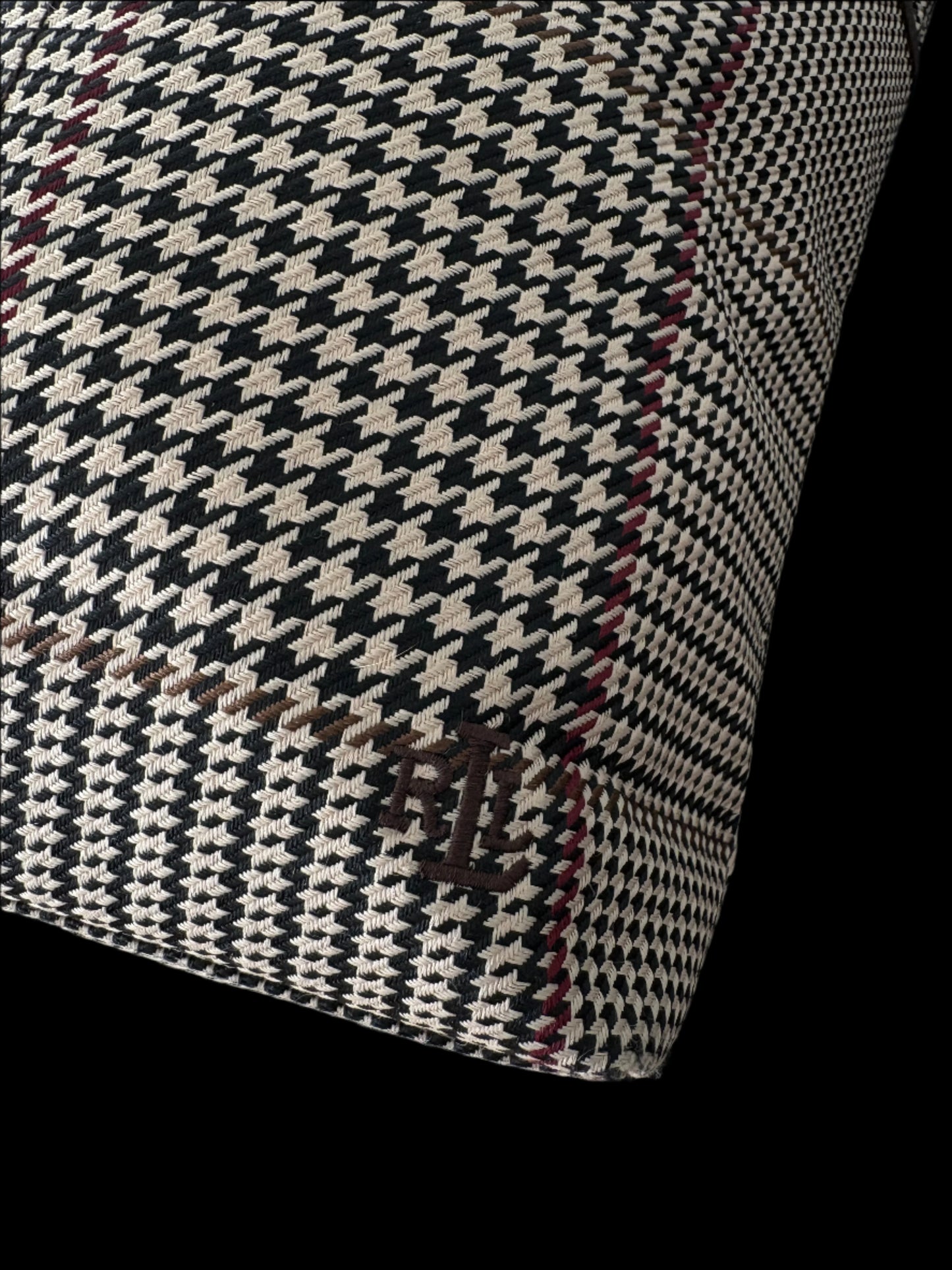 Ralph Lauren Houndstooth Tote Bag