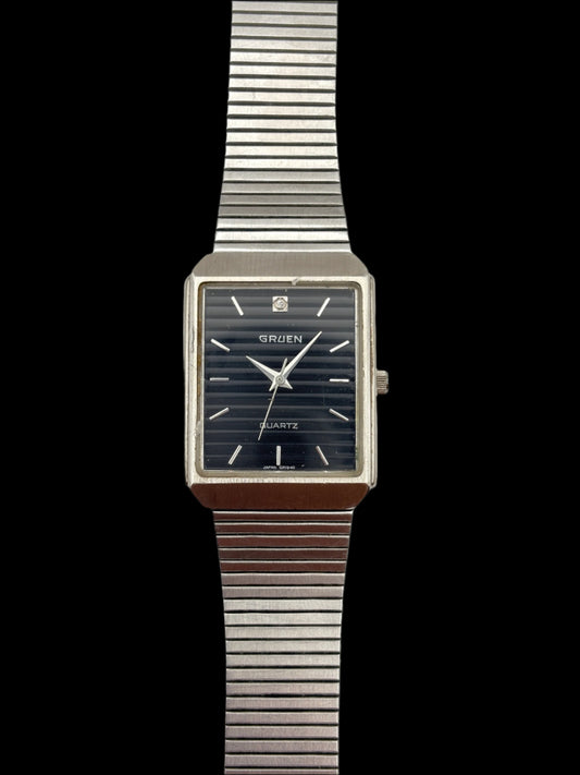 Gruen 12 Hour Diamond Watch Tank