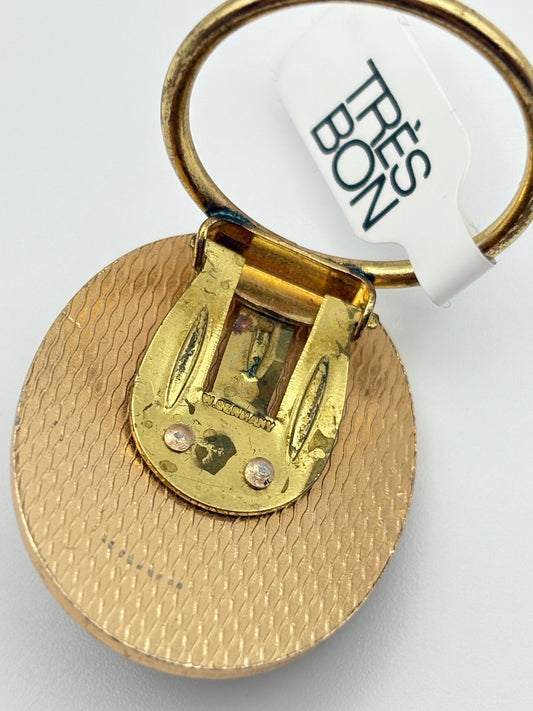 Vintage Enamel Scarf Clip