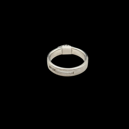 Sterling Contemporary Diamond Ring