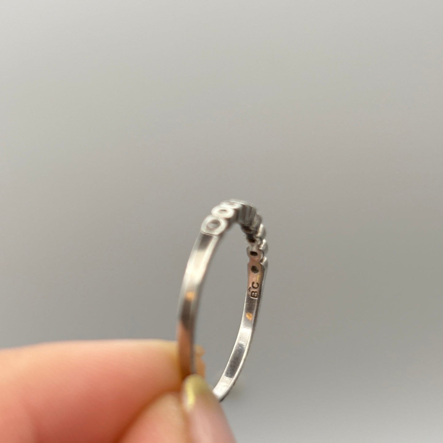 Half Eternity CZ Ring