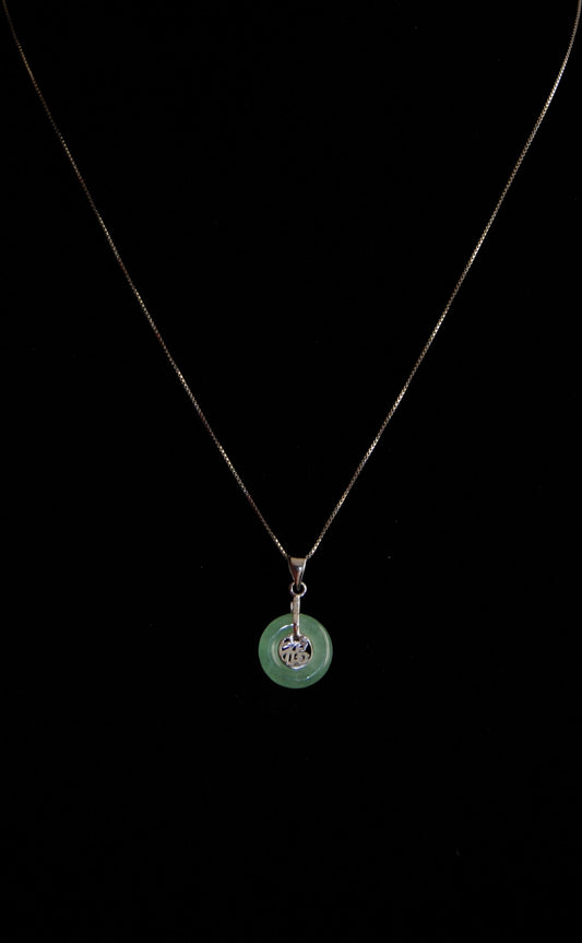 925 Good Fortune Jade Necklace