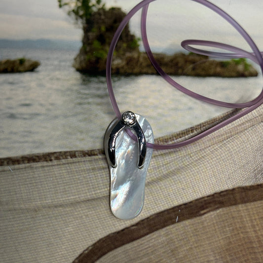 MOP Slipper Necklace