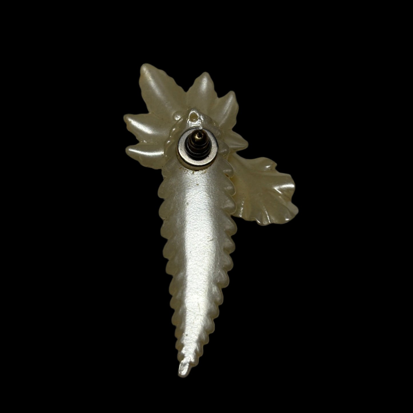 Floral Lucite Statement Earrings