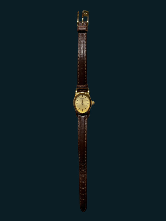 Pulsar Brown Leather Analog Watch