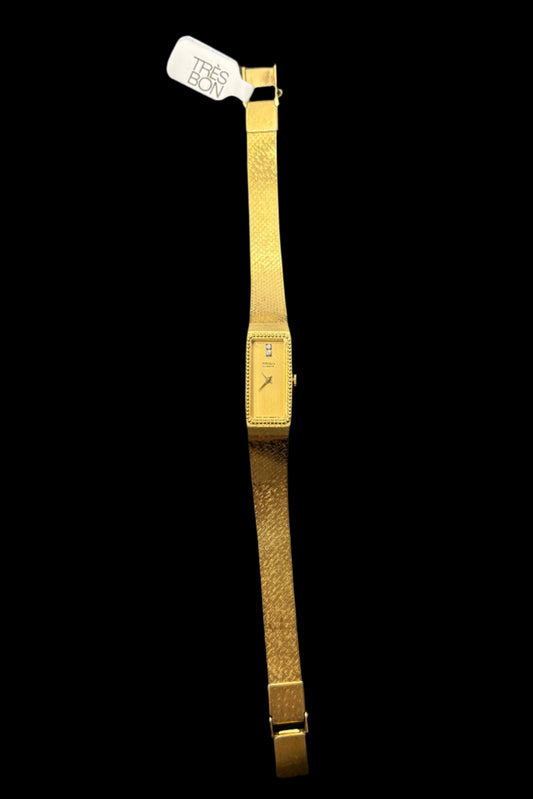 Seiko Tank Diamond 12 Hour Marker Quartz