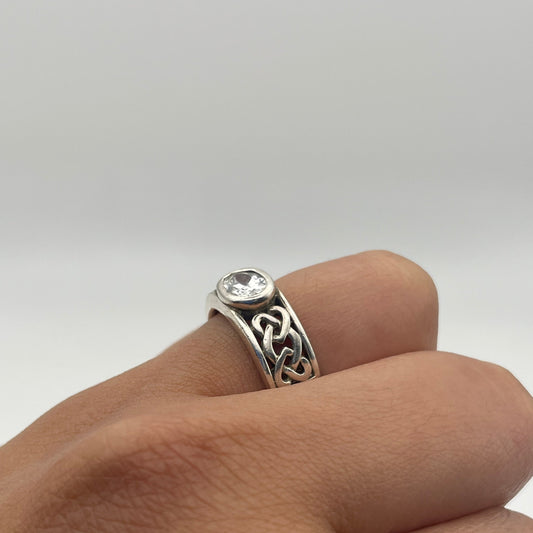 70's Sterling Silver Celtic Ring