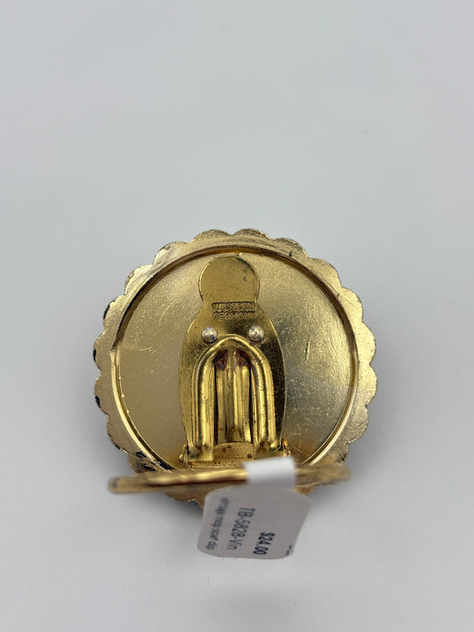 Vintage MOP Scarf Clip