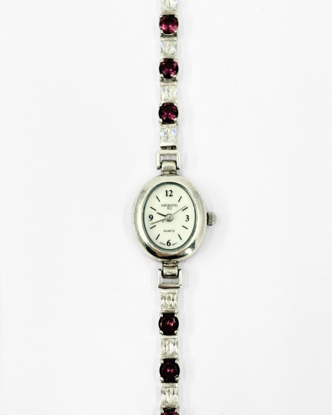 Argento Sterling Silver Amethyst & Sapphire Quartz