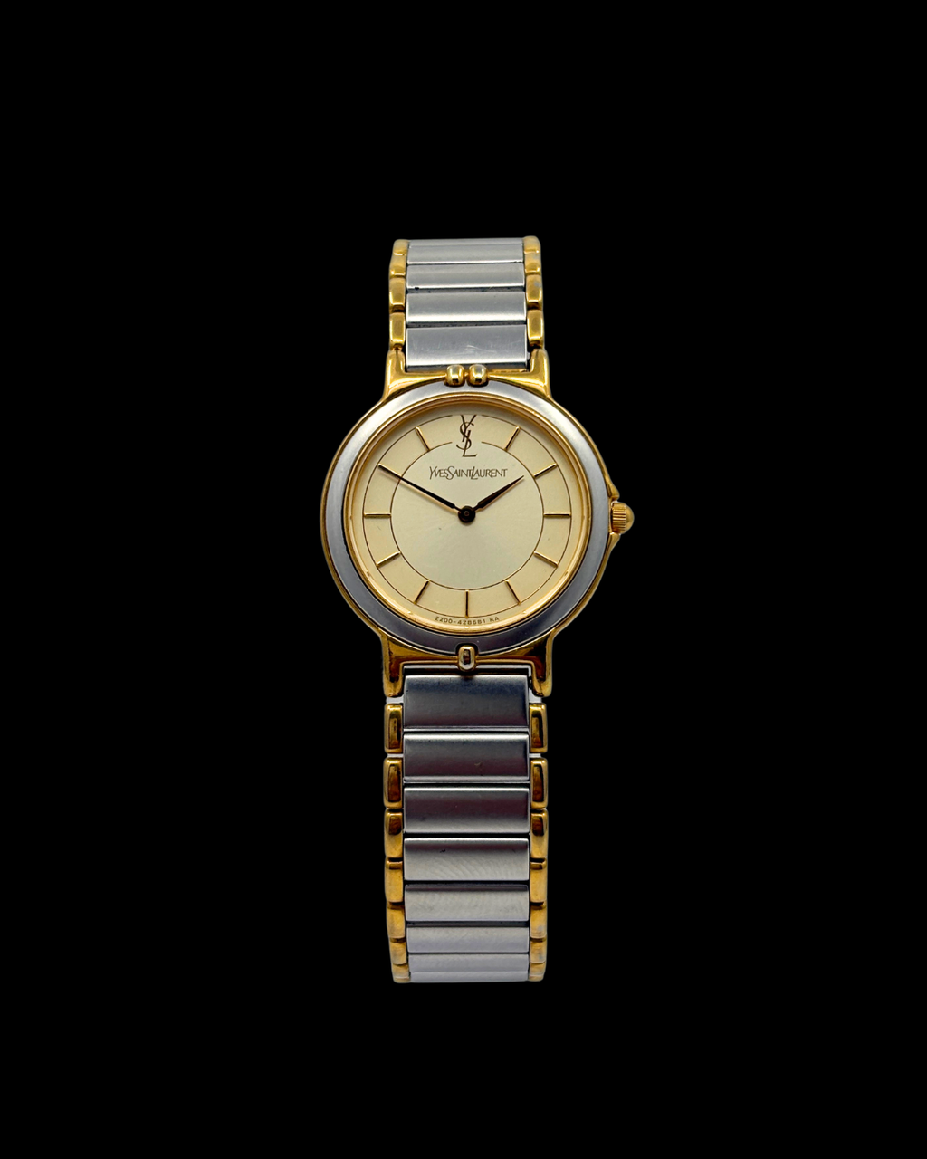 Vintage Yves Saint Laurent Two-tone Watch