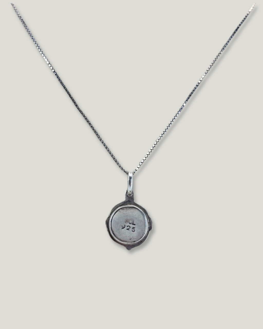 Rose Gold & Sterling Silver Art Nouveau Necklace