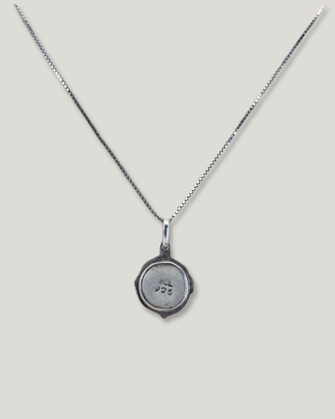 Rose Gold & Sterling Silver Art Nouveau Necklace