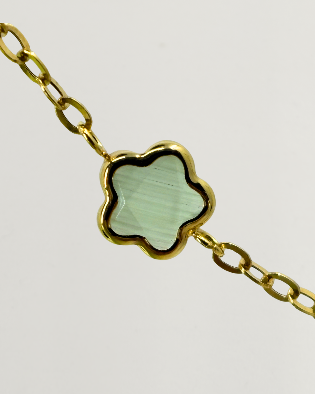 10KT Multi-Gemstone Station Bracelet