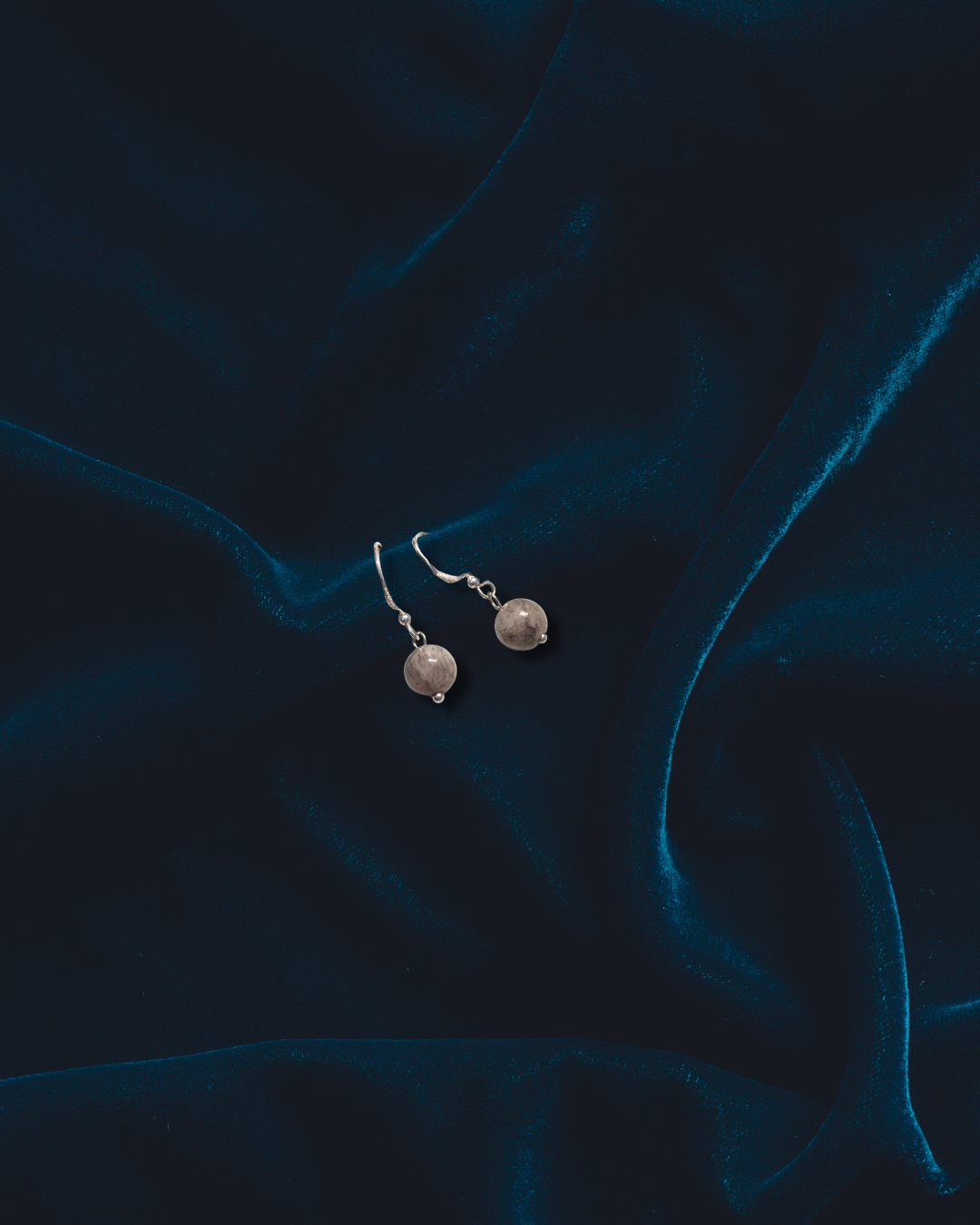 Sterling Silver Gemstone Drop Earrings