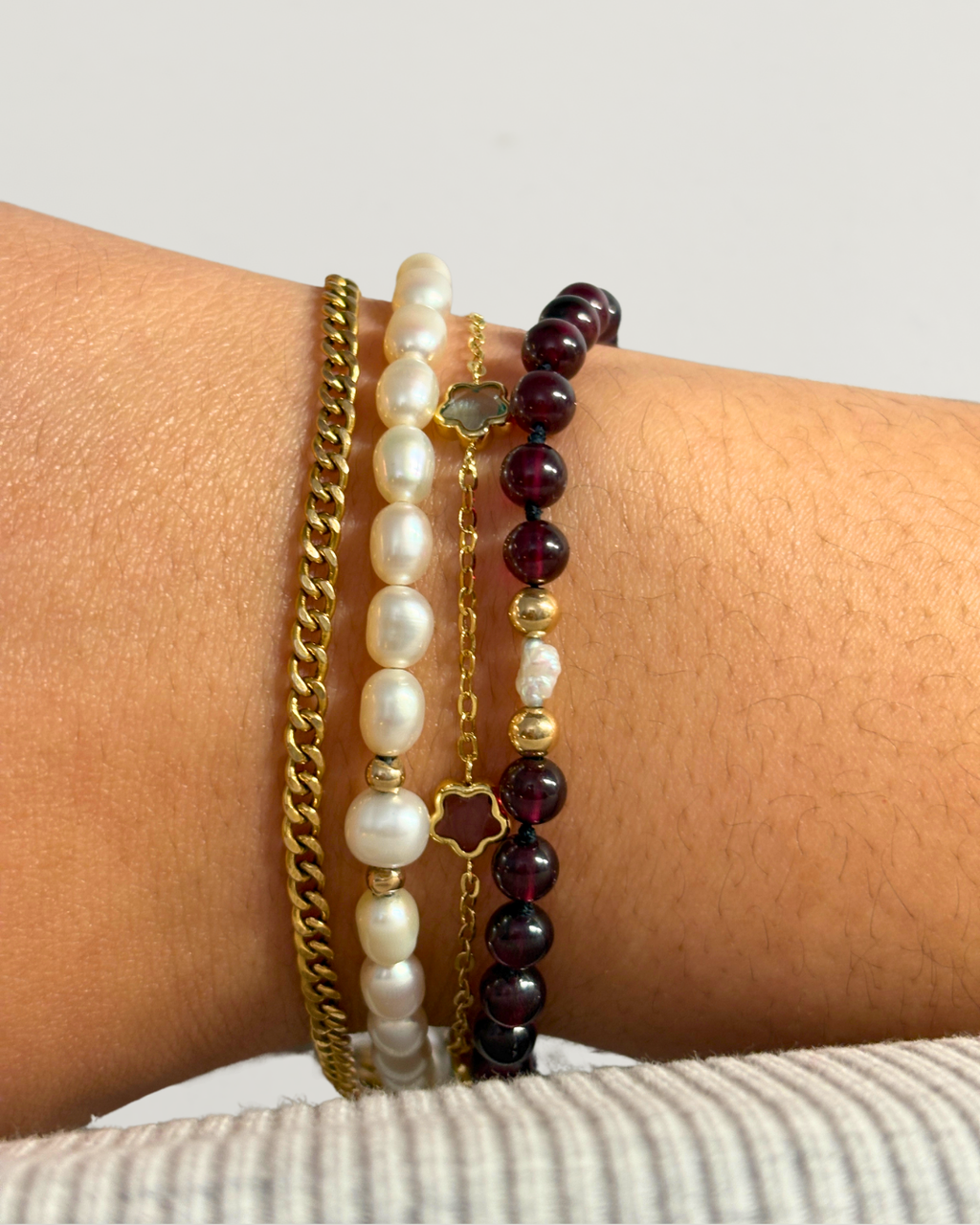 Bracelet en perles d'eau douce 10 carats
