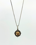 Rose Gold & Sterling Silver Art Nouveau Necklace