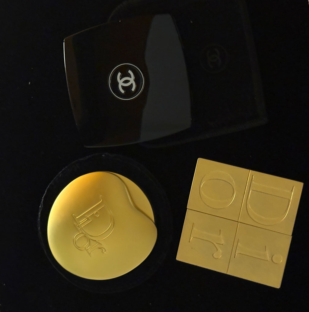 Miroir de poche vintage Chanel
