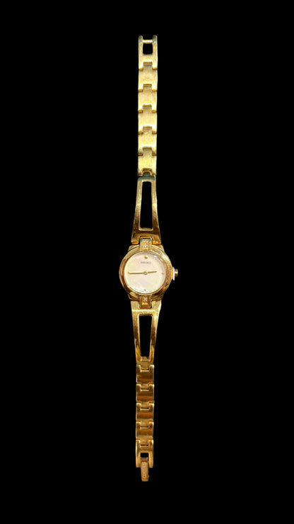 Seiko MOP Diamond Cocktail Watch