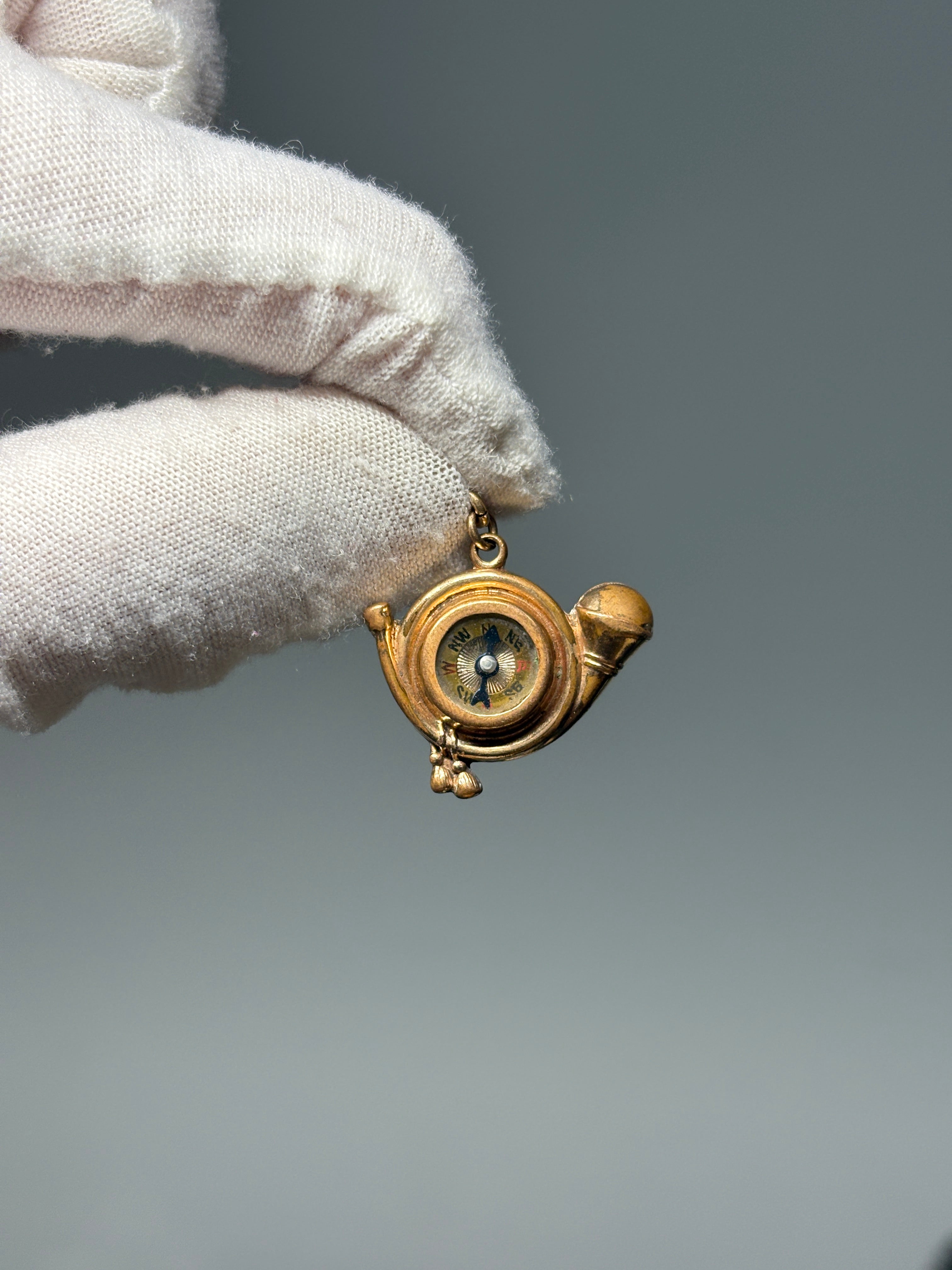 Fob d'infanterie en or rempli 0,65 ct. Pierre de soleil