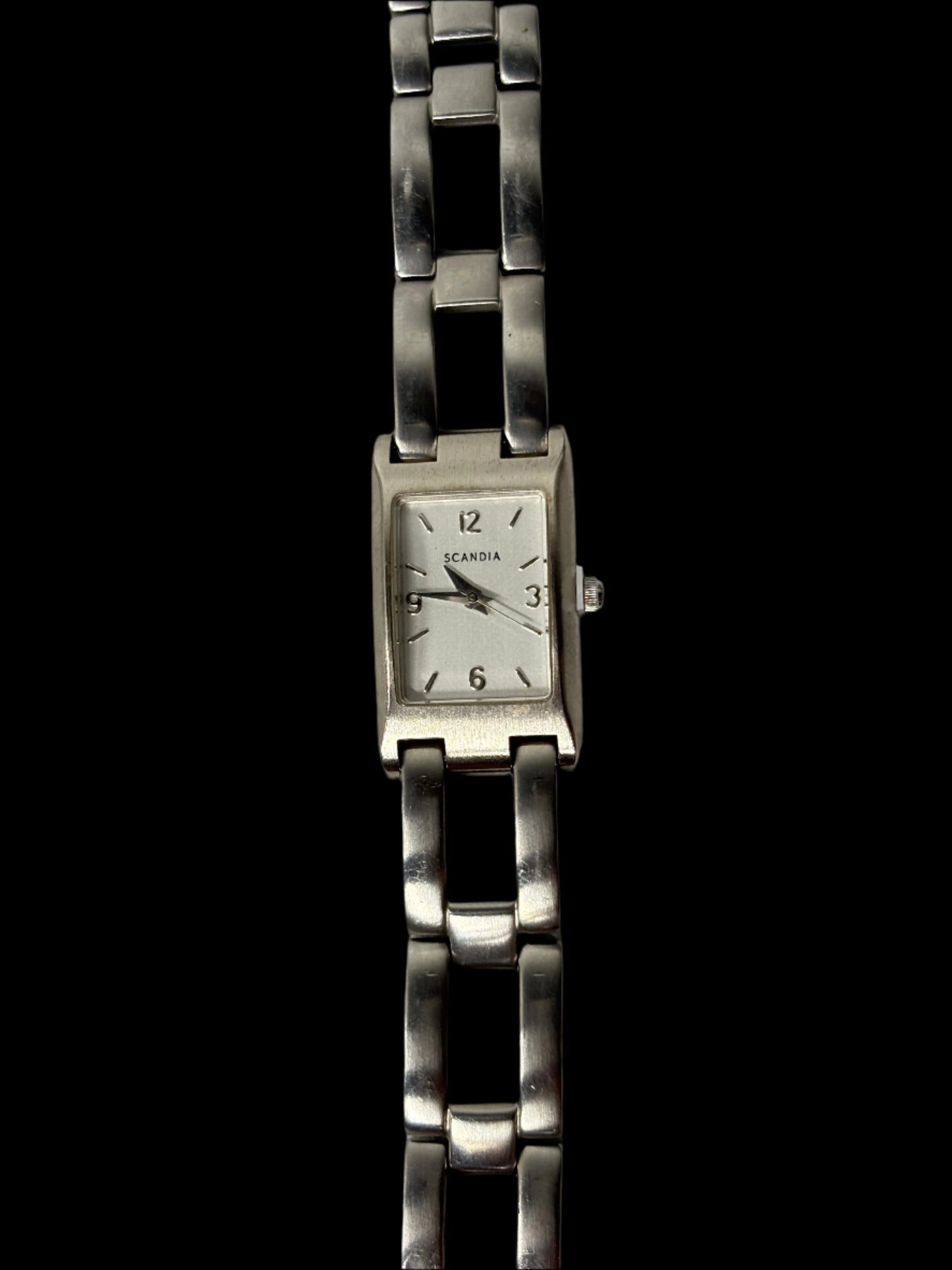 Scandia Tank Silver Watch