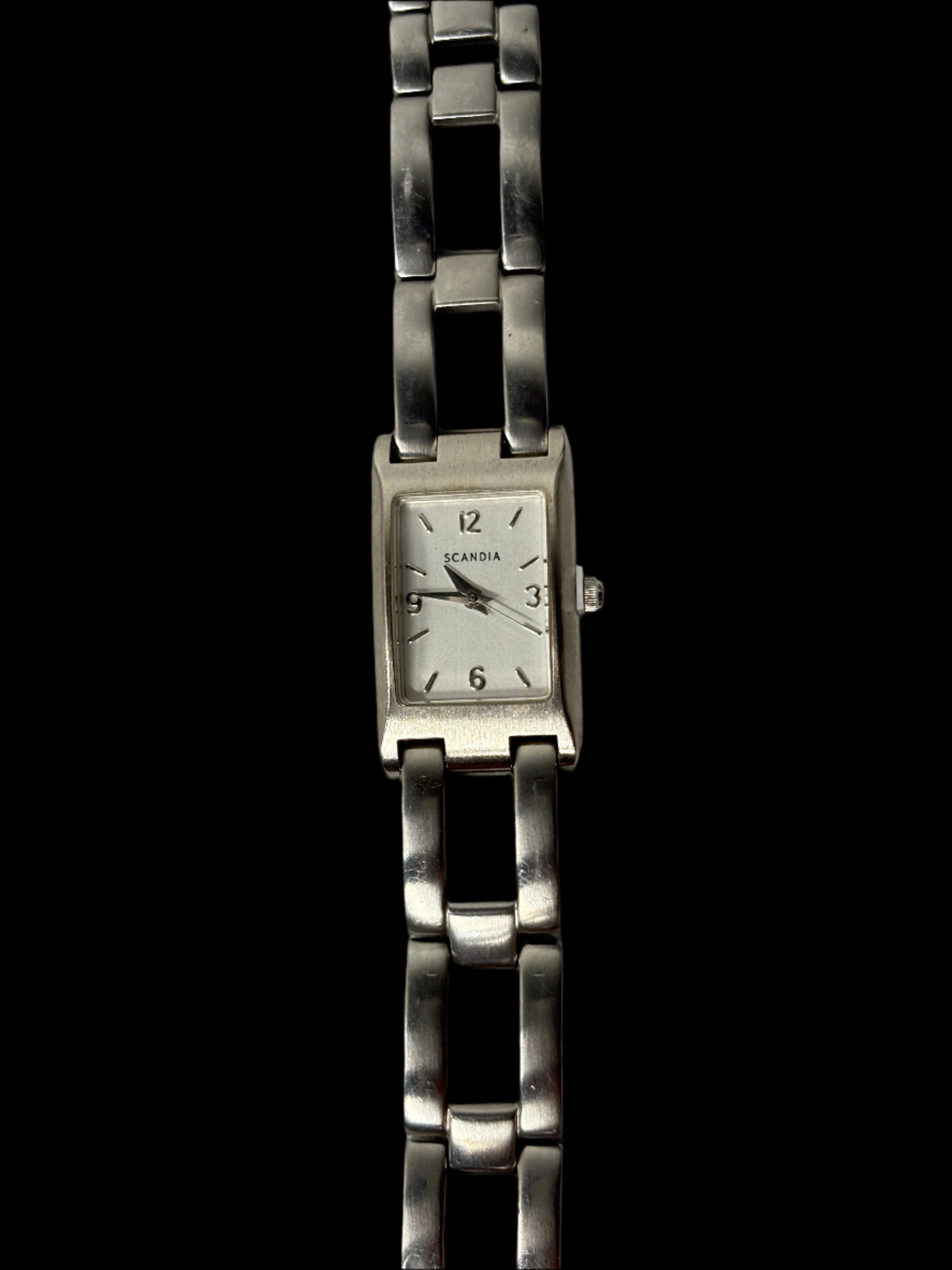 Montre Scandia Tank Argent