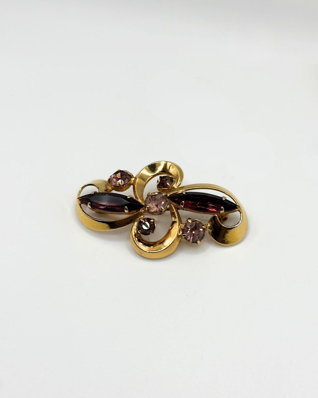 Vintage Rhinestone Coro Brooch