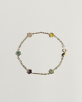 10KT Multi-Gemstone Station Bracelet